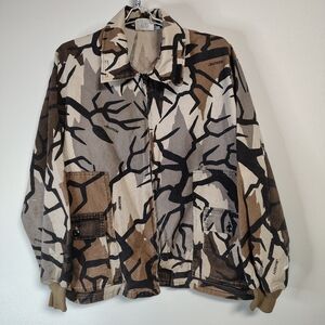 Vintage Predator Camouflage Jacket Mens XL Full Zip Hunting Made in USA